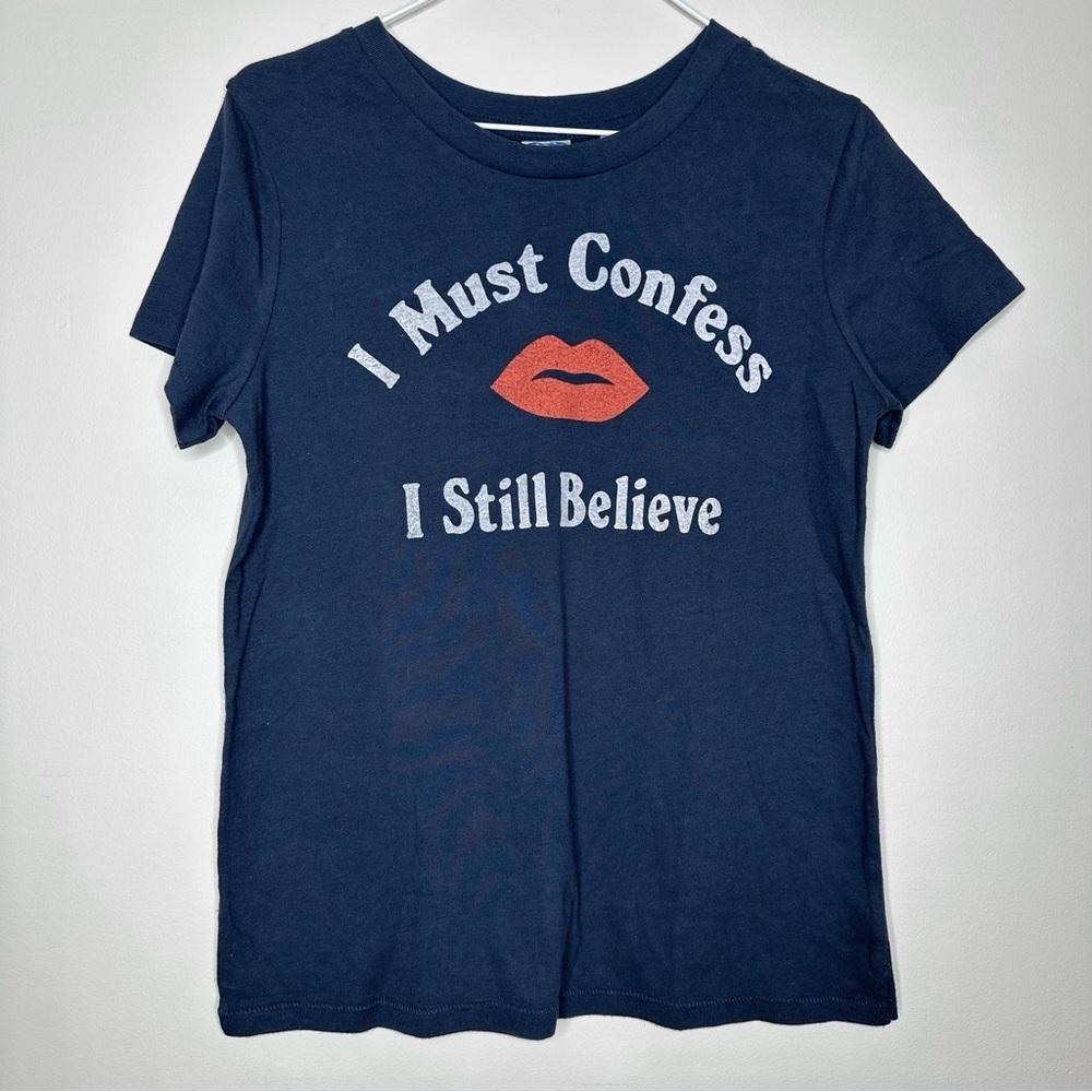 Lyric Imagine John Lennon I Must Confess I Still Believe T Shirt Vintage Womens